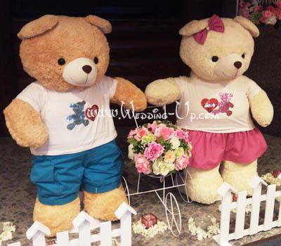ตุ๊กตาหมีบ่าวสาว Big Size ชุดลำลอง